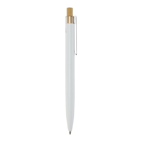 Stylo bille en aluminium recyclé Nooshin Standard | blanc | sans marquage | non disponible | non disponible