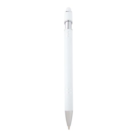 Stylo bille Kish avec finition argentée (encre bleue) Standard | blanc | sans marquage | non disponible | non disponible