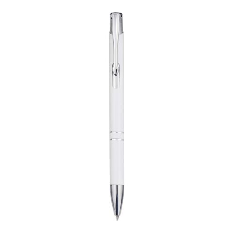 Stylo bille en aluminium recyclé Moneta (encre bleue) Standard | blanc | sans marquage | non disponible | non disponible