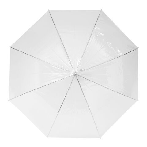 Parapluie automatique transparent 23&quot; Standard | blanc | sans marquage | non disponible | non disponible