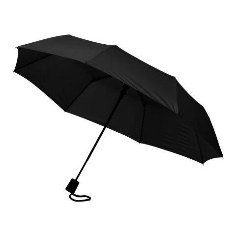 Parapluie 21&quot; 3 sections ouverture automatique Wali Standard | Noir | sans marquage | non disponible | non disponible | non disponible