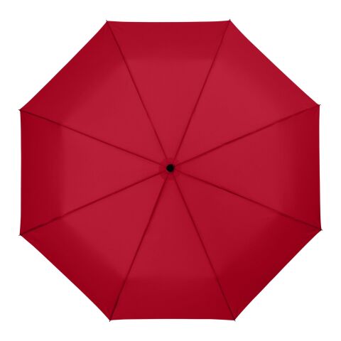 Parapluie 21" 3 sections ouverture automatique Wali Standard | Rouge | sans marquage | non disponible | non disponible | non disponible