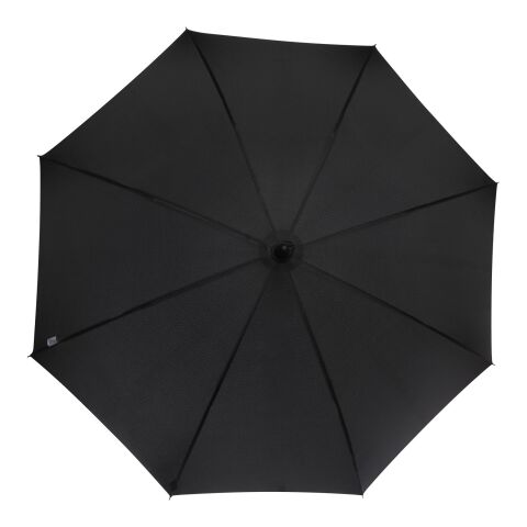 Parapluie Fontana de 23&quot; à ouverture automatique avec aspect carbone et poignée courbe Standard | Noir | sans marquage | non disponible | non disponible | non disponible