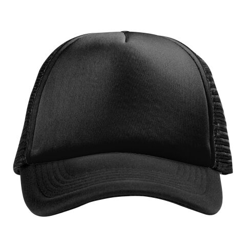 Casquette 5 panneaux Trucker Standard | Noir-Noir | sans marquage | non disponible | non disponible | non disponible