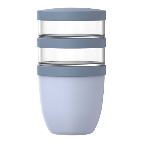 Pot repas Mepal Ellipse isotherme 3 pièces de 500&nbsp;ml + 2 x 200&nbsp;ml Bleu