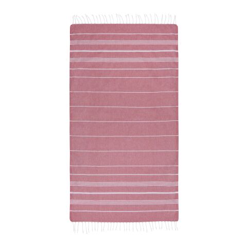 Serviette de hammam Anna en coton 150 g/m² 100 x 180 cm Standard | Rouge | sans marquage | non disponible | non disponible | non disponible