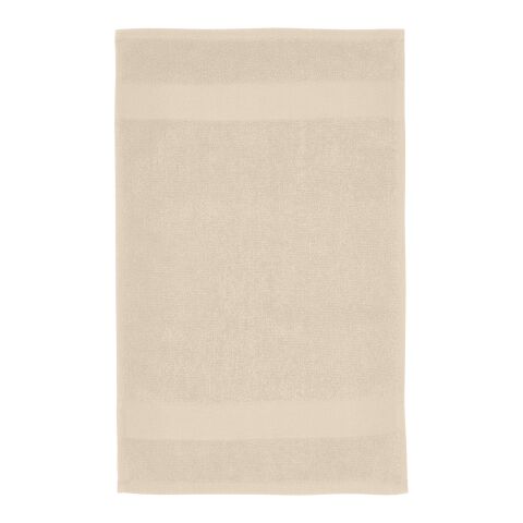 Serviette de bain Sophia de 30 x 50&nbsp;cm en coton de 450&nbsp;g/m² Beige | sans marquage | non disponible | non disponible | non disponible