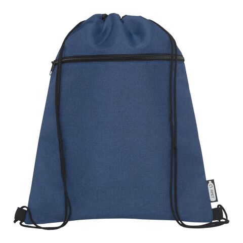 Sac à dos Ross en rPET avec cordon de serrage Standard | Deep blue | sans marquage | non disponible | non disponible | non disponible