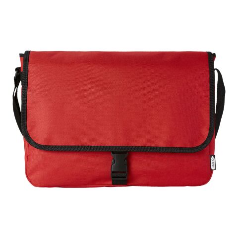 Sacoche à bandoulière Omaha en plastique recyclé Standard | Rouge | sans marquage | non disponible | non disponible | non disponible