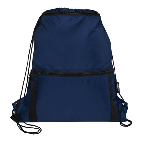 Sac isotherme&nbsp;9&nbsp;L recyclé avec cordon de serrage Adventure Standard | Marine | sans marquage | non disponible | non disponible | non disponible