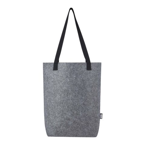 Sac shopping Felta avec large fond de 12 L en feutre recyclé certifié GRS Standard | Gris | sans marquage | non disponible | non disponible | non disponible