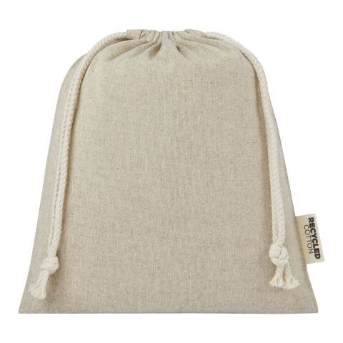 Sac cadeau moyen Pheebs en coton recyclé GRS 150&nbsp;g/m² de 1,5&nbsp;L Standard | Bruyère naturel | sans marquage | non disponible | non disponible | non disponible