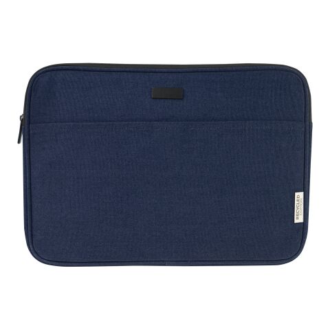 Housse pour ordinateur portable Joey de 2 L en toile recyclée GRS 14 pouces Standard | Deep blue | sans marquage | non disponible | non disponible | non disponible