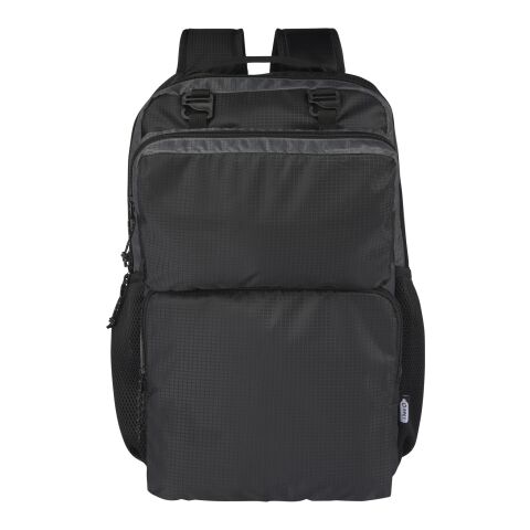 Sac à dos pour ordinateur portable Trailhead de 14 L recyclé GRS bicolore 15 pouces Standard | Noir-Gris | Not applicable | sans marquage | non disponible | non disponible | non disponible