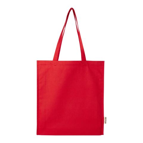 Sac shopping à soufflets Florida certifié GRS 270 g/m² 14L Standard | Rouge | sans marquage | non disponible | non disponible | non disponible