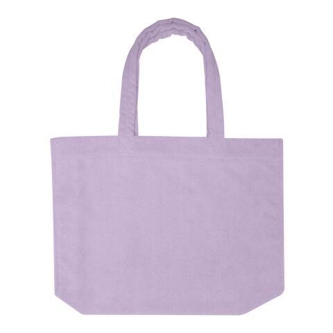 Sac shopping Siam en tissu éponge recyclé GRS de 13 L Lilas | sans marquage | non disponible | non disponible