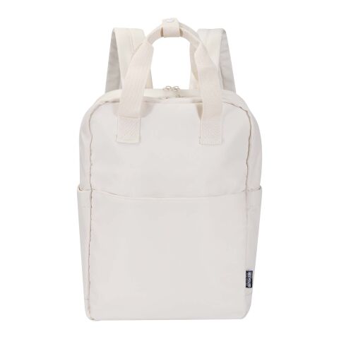 Sac à dos de voyage pour ordinateur portable Trip 14” Aware™ de 9 L en matériaux recyclés Standard | Ivoire | sans marquage | non disponible | non disponible | non disponible