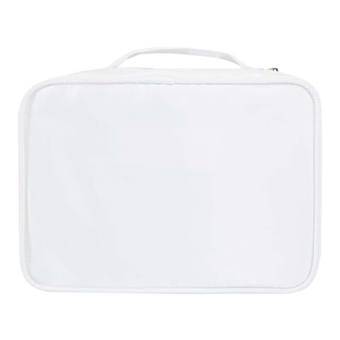 Organisateur de maquillage Muse en RPET certifié GRS Standard | Blanc cassé | sans marquage | non disponible | non disponible | non disponible