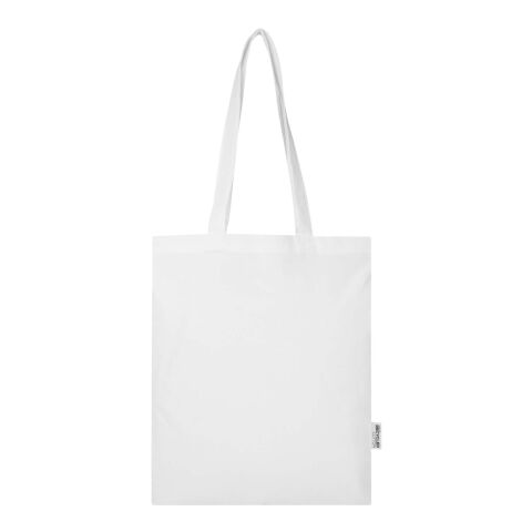 Sac shopping Peru Blend en coton recyclé GRS 180&nbsp;g/m2 7&nbsp;L Standard | Blanc | sans marquage | non disponible | non disponible | non disponible