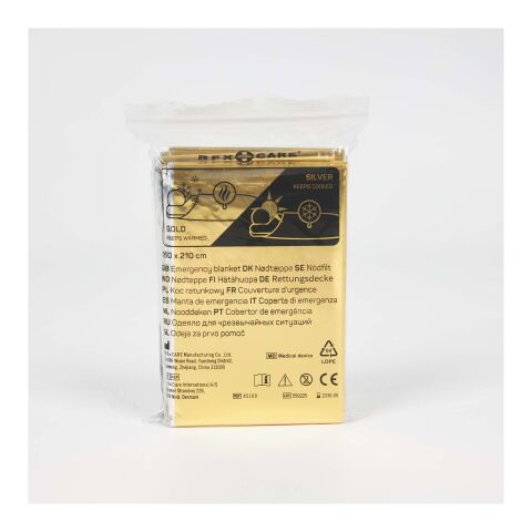 Couverture d&#039;urgence à 2 fonctions Frederik Standard | Argent-Doré | sans marquage | non disponible | non disponible | non disponible