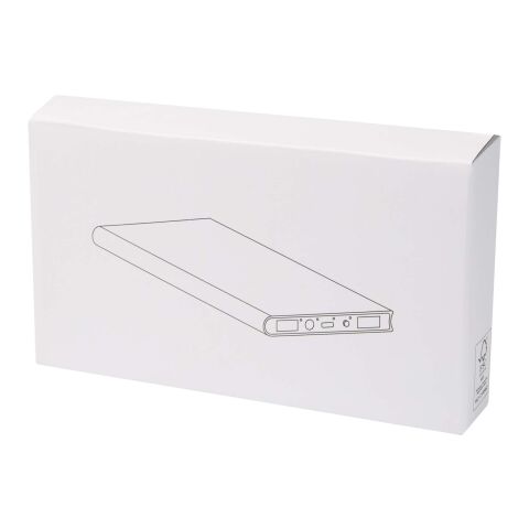 Banque d&#039;alimentation sans fil Plate 8 000 mAh Standard | Argent | sans marquage | non disponible | non disponible