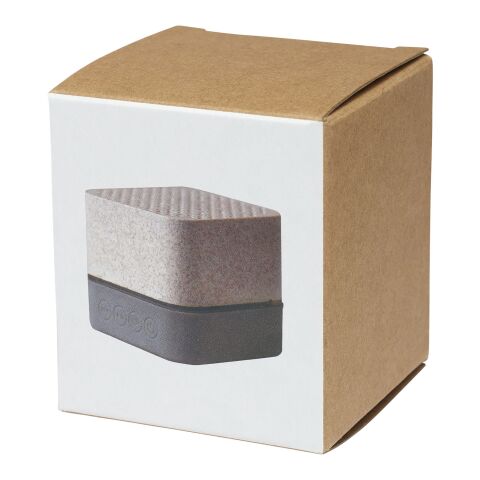 Haut-parleur Bluetooth® Aira en paille de blé Standard | Beige | sans marquage | non disponible | non disponible