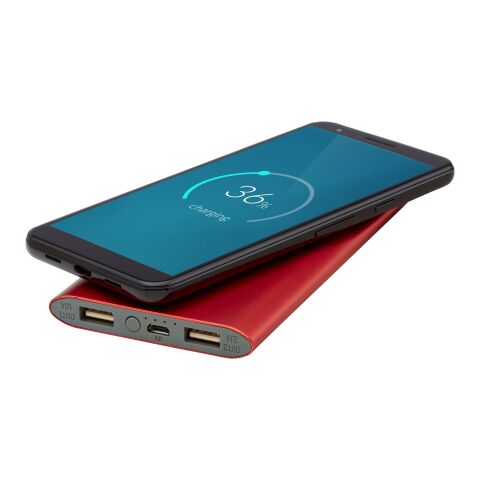 Batterie de secours sans fil Juice de 8 000 mAh Standard | Rouge | sans marquage | non disponible | non disponible