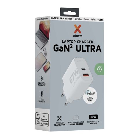 Chargeur mural 67 W Ultra Xtorm XEC067 GaN² Standard | Blanc | sans marquage | non disponible | non disponible