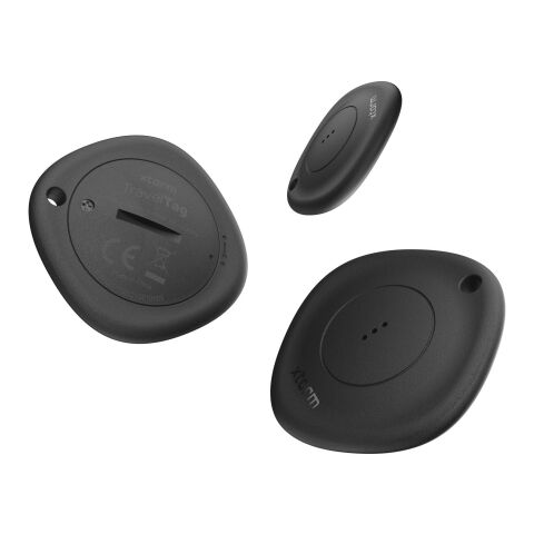Étiquette traceur de voyage 3 pièces Xtorm XTAG01 Noir | sans marquage