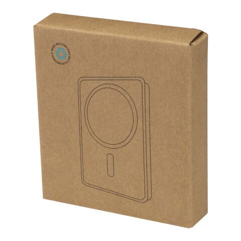 Batterie externe magnétique Avis 10 000 mAh en aluminium recyclé RCS Argent