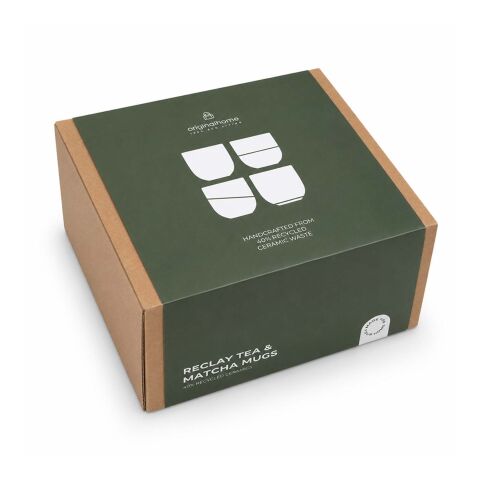 Lot de tasses à thé et à matcha Reclay 350 ml d'Originalhome blanc