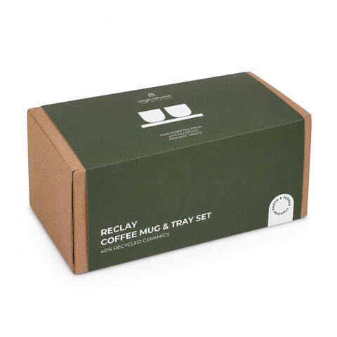 Ensemble Originalhome composé d'un plateau ovale en bois et d'un mug en céramique de 150 ml Bois