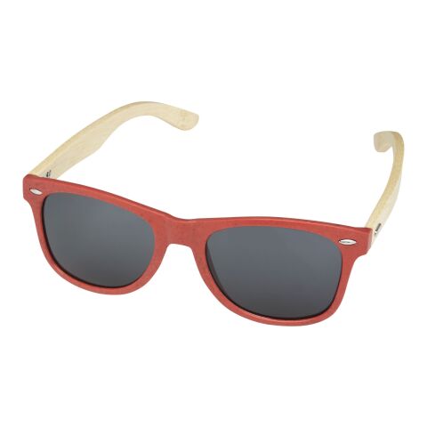 Lunettes de soleil Sun Ray en bambou Standard | Rouge | sans marquage | non disponible | non disponible