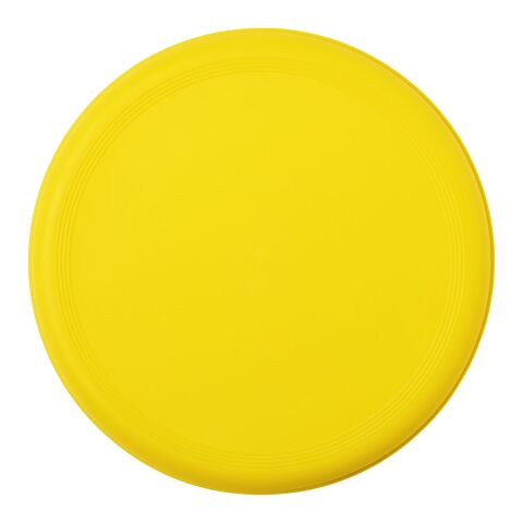Frisbee en plastique recyclé Orbit Jaune | sans marquage | non disponible | non disponible