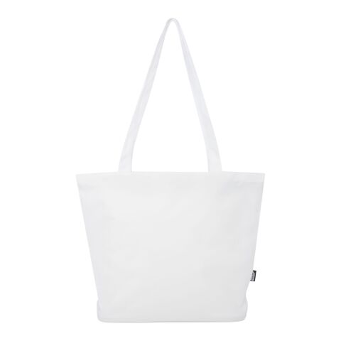 Sac shopping Panama de 20 L avec fermeture éclair recyclé certifié GRS Standard | blanc | sans marquage | non disponible | non disponible | non disponible