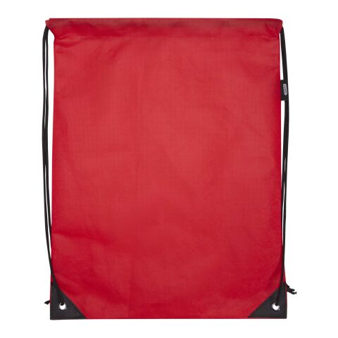 Sac à dos avec cordon Evergreen non tissé recyclé GRS de 5L Standard | Rouge | sans marquage | non disponible | non disponible | non disponible