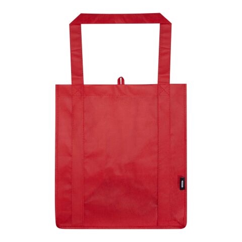 Sac shopping Liberty non tissé recyclé GRS avec fond rigide de 29L Standard | Rouge | sans marquage | non disponible | non disponible | non disponible