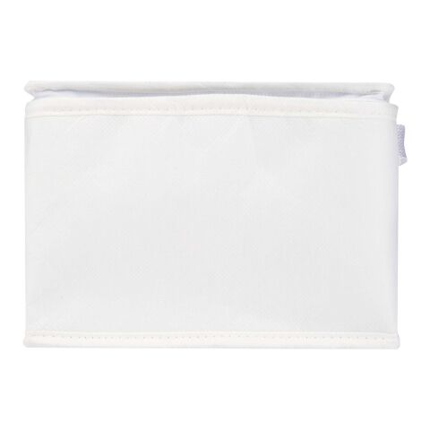Sac isotherme Spectrum non tissé recyclé GRS de 4L pour 6&nbsp;canettes Standard | Blanc | sans marquage | non disponible | non disponible