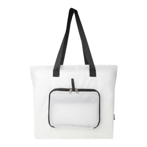 Sac shopping pliable EcoFold de 16 L en RPET Standard | Blanc | sans marquage | non disponible | non disponible | non disponible