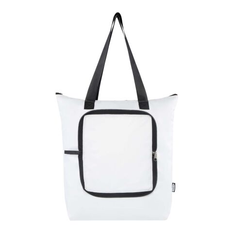 Sac isotherme pliable EcoFold de 15 L en RPET Standard | blanc | sans marquage | non disponible | non disponible | non disponible