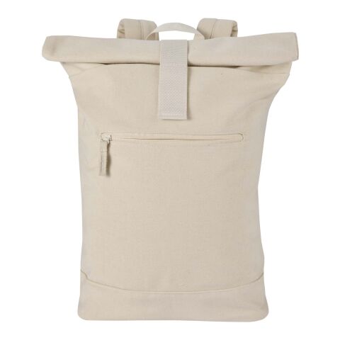 Sac à dos à fermeture enroulable Recanvas recyclé et certifié GRS de 14" et 16&nbsp;L Standard | Sandstone | sans marquage | non disponible | non disponible | non disponible