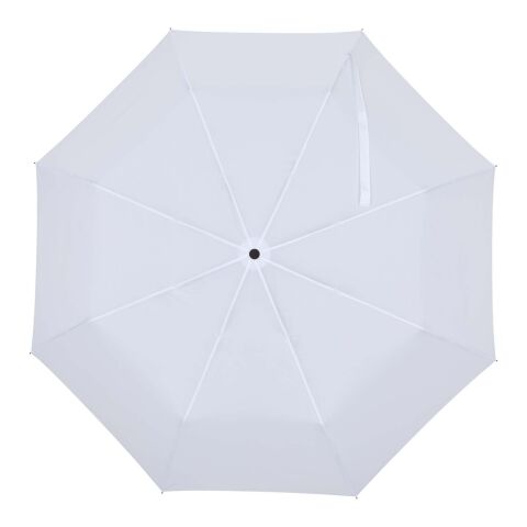 Parapluie manuel pliable Aaron 23 pouces blanc