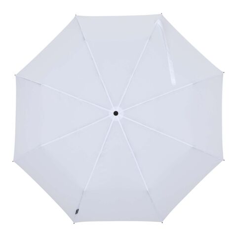 Parapluie pliable Renee de 58 cm à ouverture et fermeture automatiques blanc