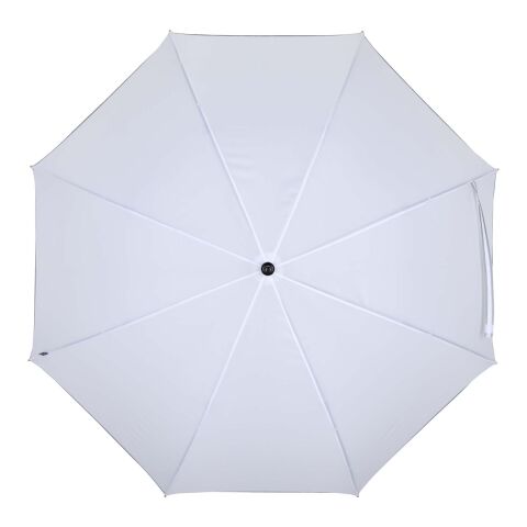 Parapluie Norman 76 cm en RPET résistant au vent blanc
