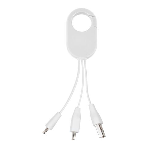 Câble de recharge 3-en-1 Troop Standard | Blanc | sans marquage | non disponible | non disponible | non disponible