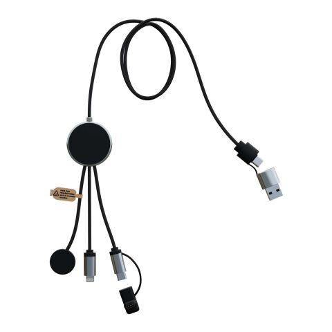 Câble de charge de montre connectée 7-en-1 SCX.design C34  noir | sans marquage | non disponible | non disponible