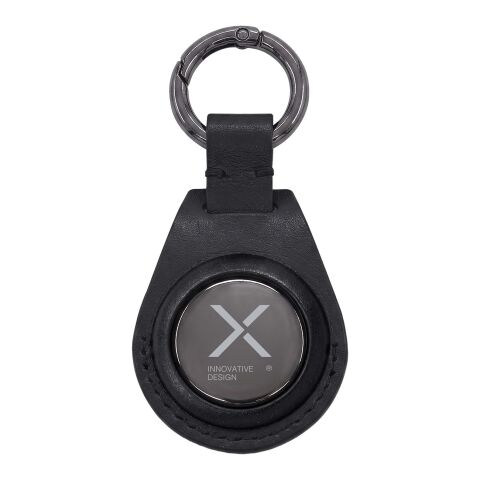 SCX.design A12 Runder Smart Tag mit Schlüsselanhänger Noir
