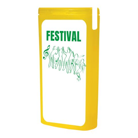 mykit, ehbo, kit, festival, feest jaune transparent | sans marquage | non disponible | non disponible