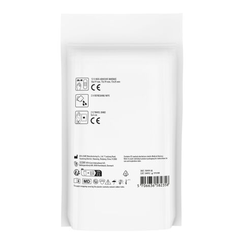 Kit de voyage MyKit pour enfant avec pochette en papier blanc | sans marquage | non disponible | non disponible