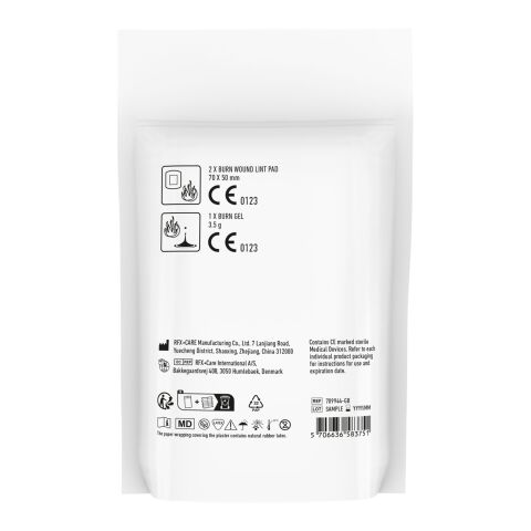 MiniKit Brulures en pochette papier Blanc | sans marquage | non disponible | non disponible